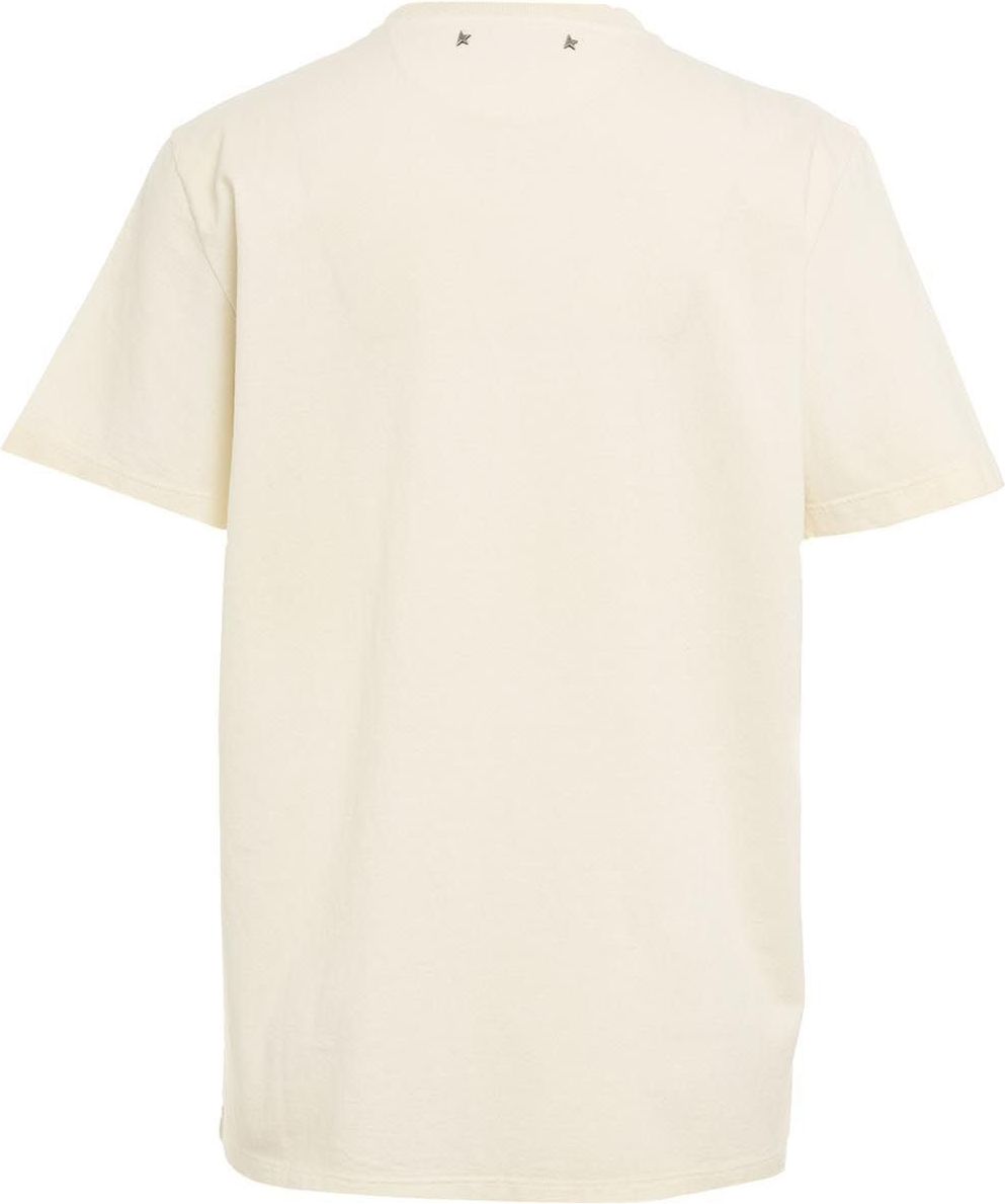 Golden Goose T-shirt with lettering Wit