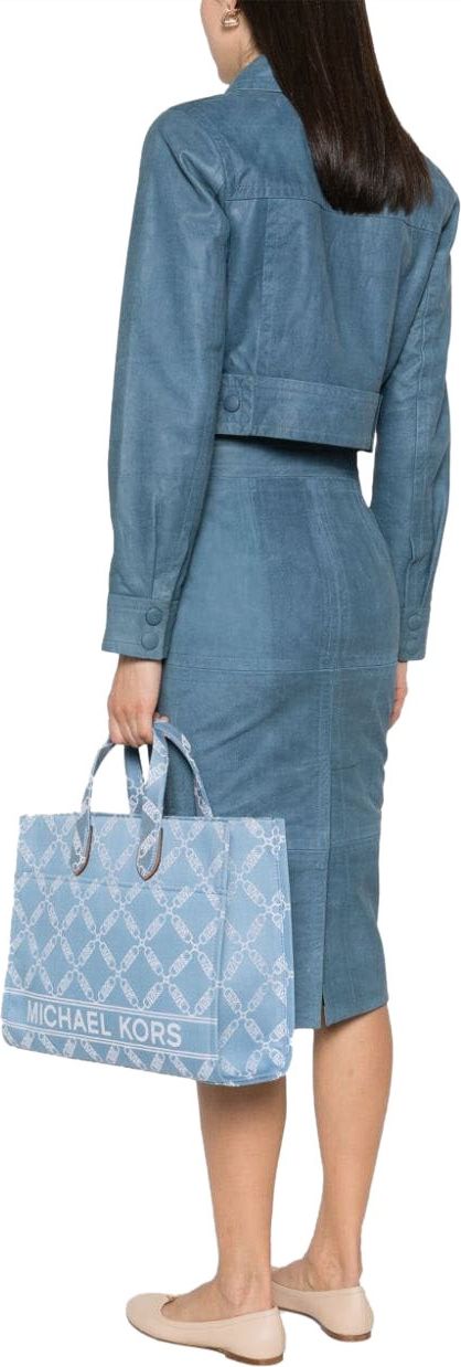 Michael Kors Mmk Bags Clear Blue Blauw