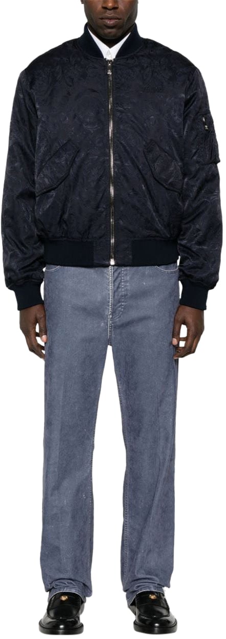 Versace Jackets Blue Blauw