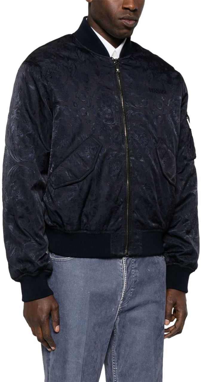 Versace Jackets Blue Blauw