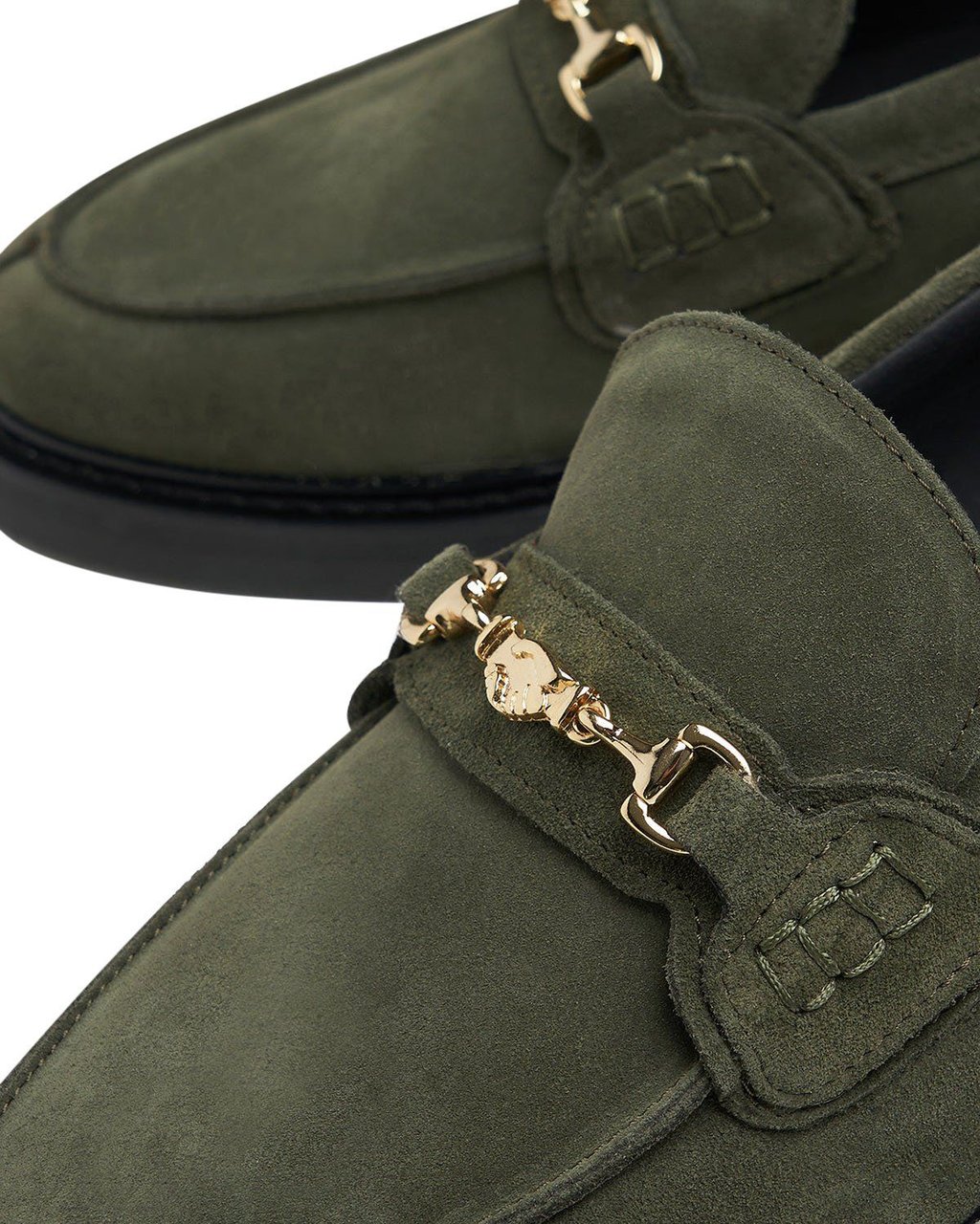 Filling Pieces Loafer Suede Green Groen