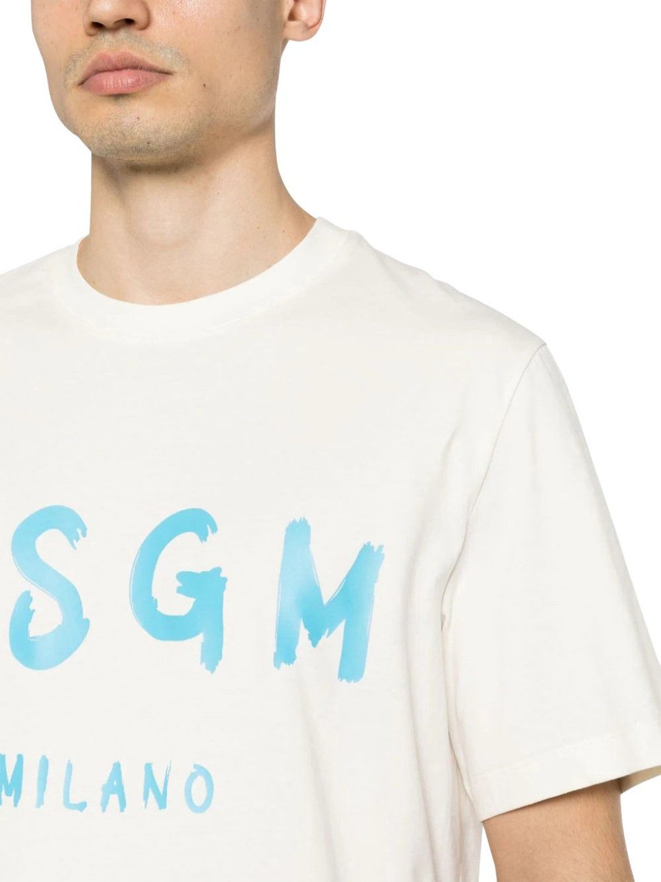 MSGM t-shirt white Wit