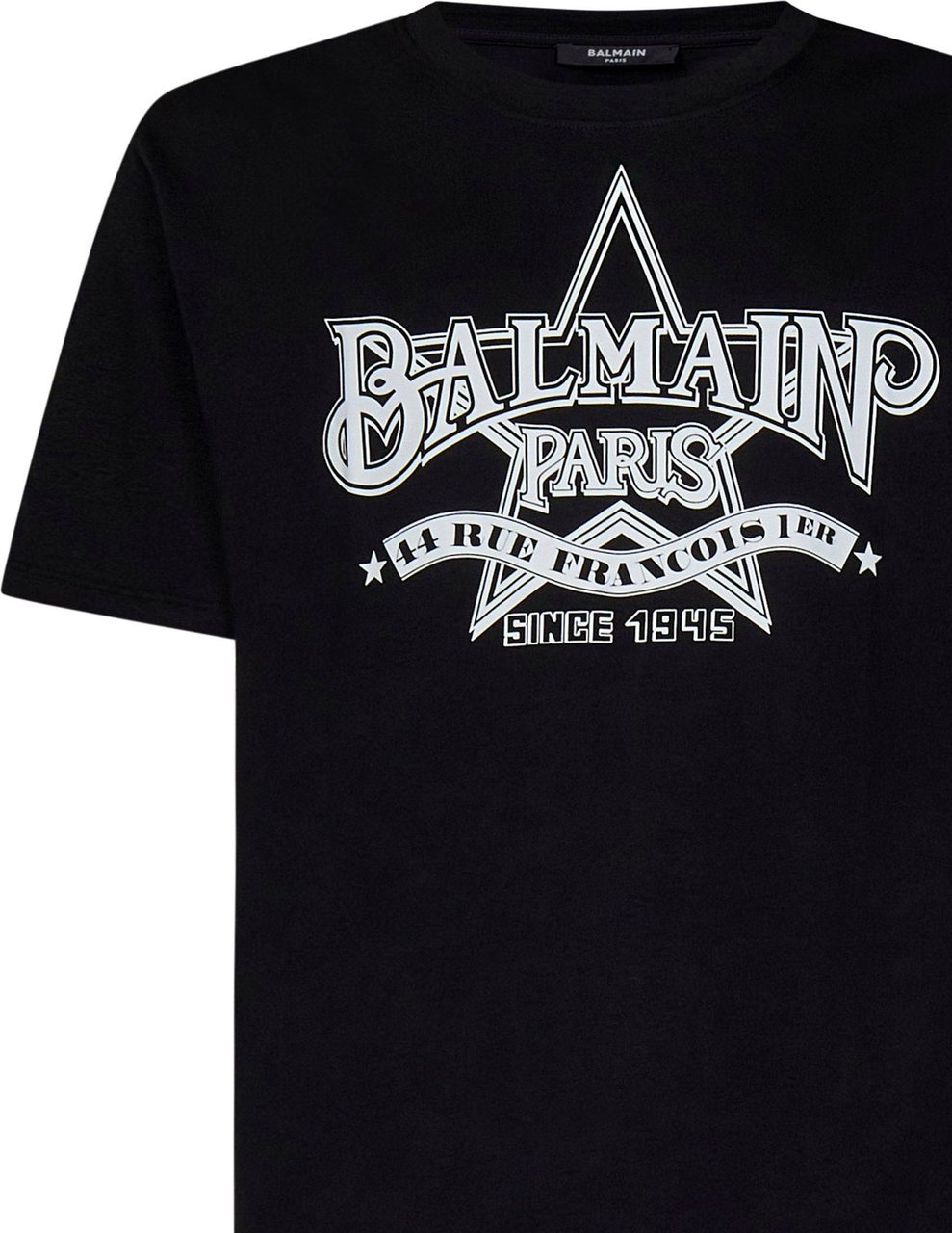 Balmain Balmain T-shirts and Polos Black Zwart