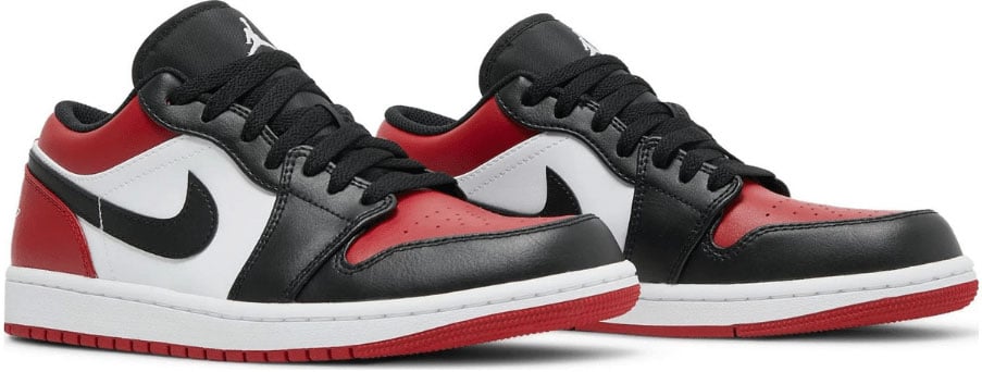 Nike Jordan 1 Low Bred Toe Divers