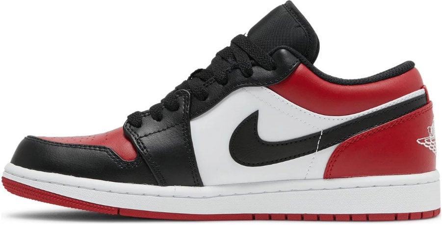 Nike Jordan 1 Low Bred Toe Divers