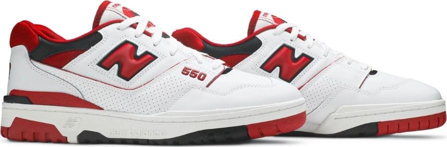 New Balance 550 White Red Divers