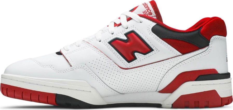 New Balance 550 White Red Divers
