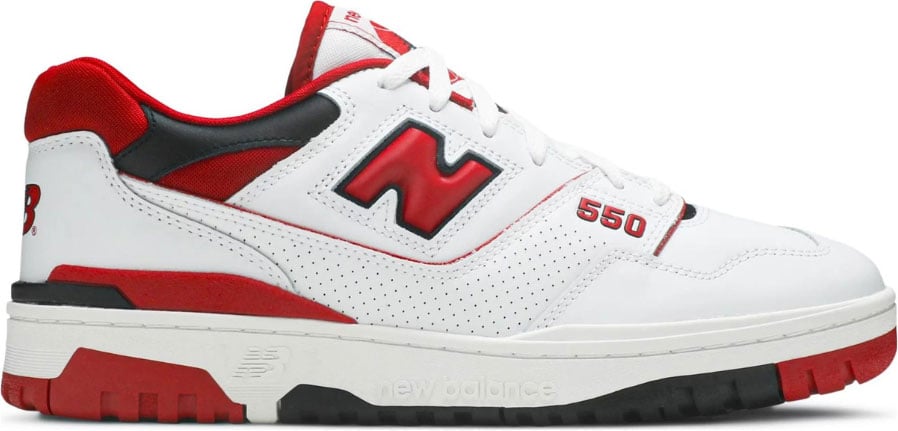 New Balance 550 White Red Divers