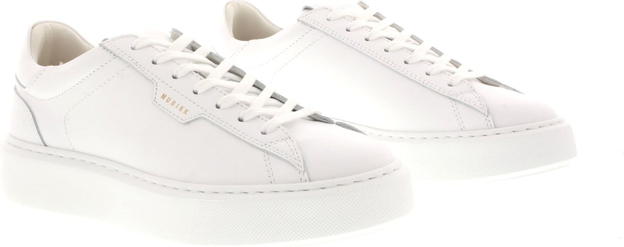 Nubikk Vince Tora | Witte Sneakers voor Dames Bruin