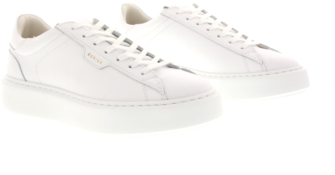 Nubikk Vince Tora | Witte Sneakers voor Dames Bruin