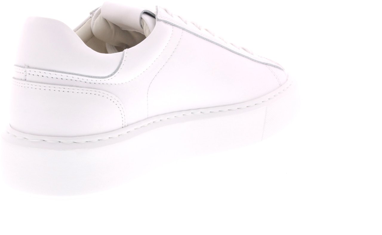 Nubikk Vince Tora | Witte Sneakers voor Dames Bruin