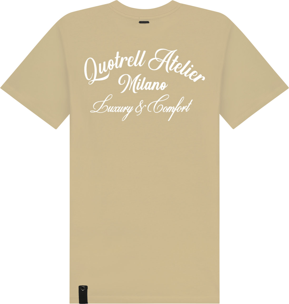Quotrell Atelier Milano Tee | Beige/white Beige