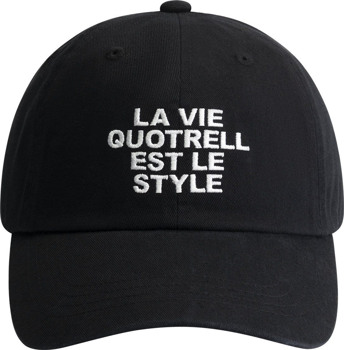 Quotrell La Vie Cap | Black/white Zwart