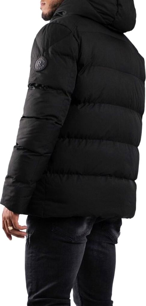 Richesse Devon Puffer Jacket Heren Zwart Zwart