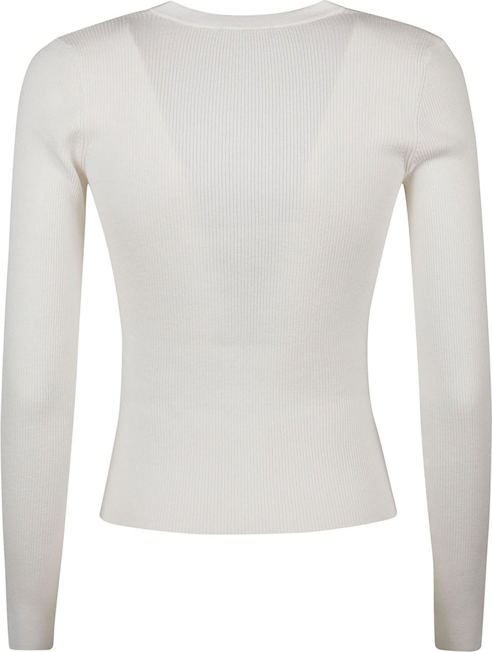 Elisabetta Franchi Long Sleeve Sweater White Wit