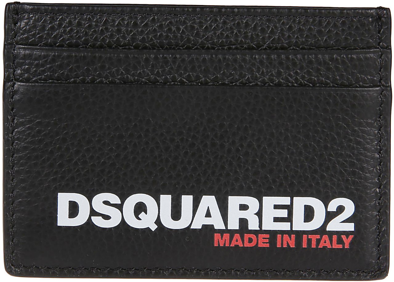 Dsquared2 Bob Credit Card Holder Black Zwart