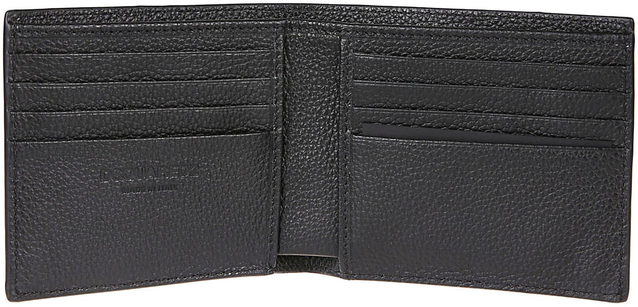 Dsquared2 Bob Wallet Black Zwart