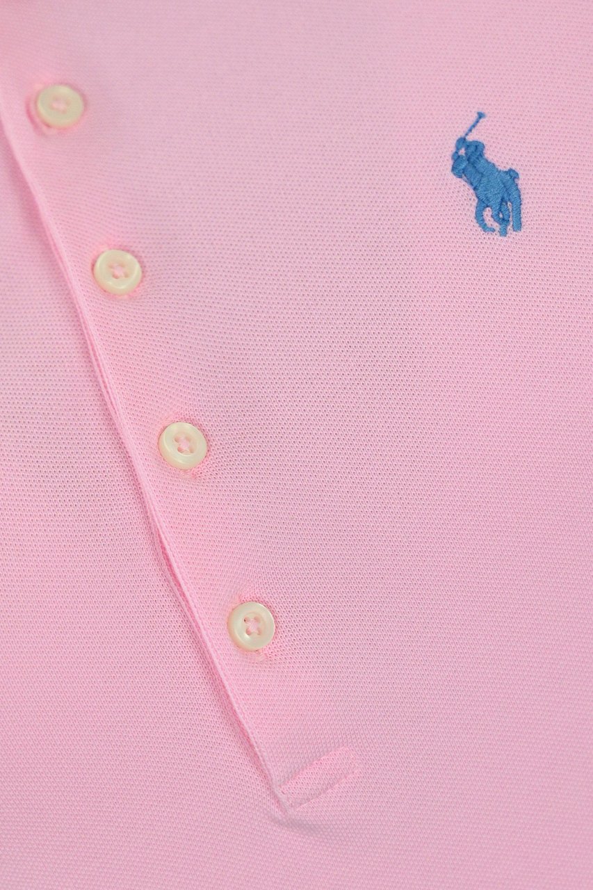 Ralph Lauren Polo with embroidered logo Roze