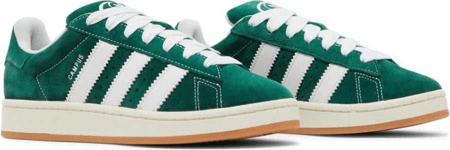 Adidas Campus 00s Dark Green Cloud White Groen