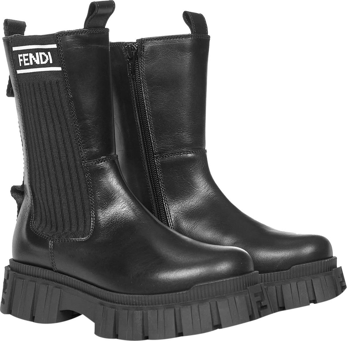 Fendi FENDI KIDS Boots Black Zwart