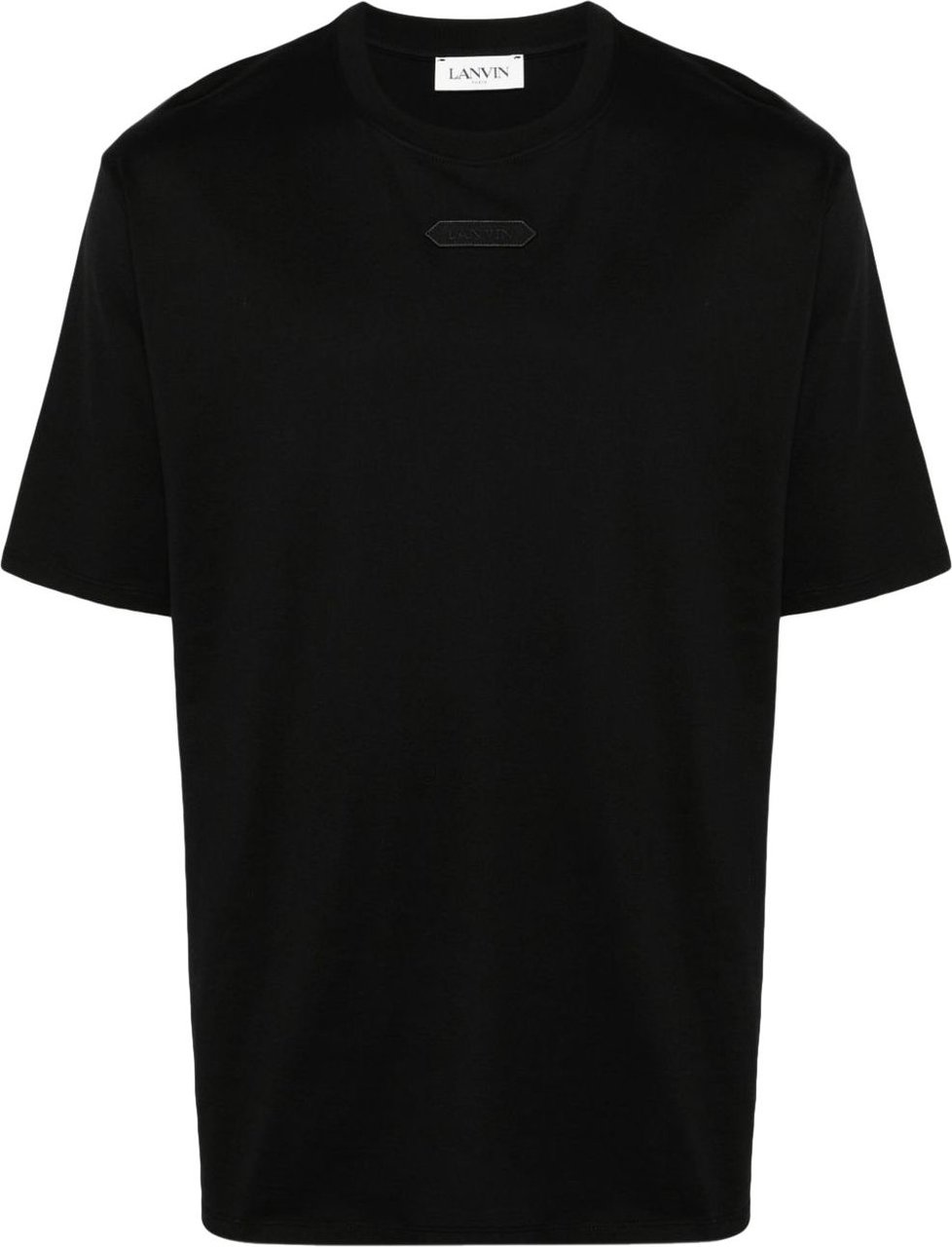 Lanvin T-shirts and Polos Black Black Zwart