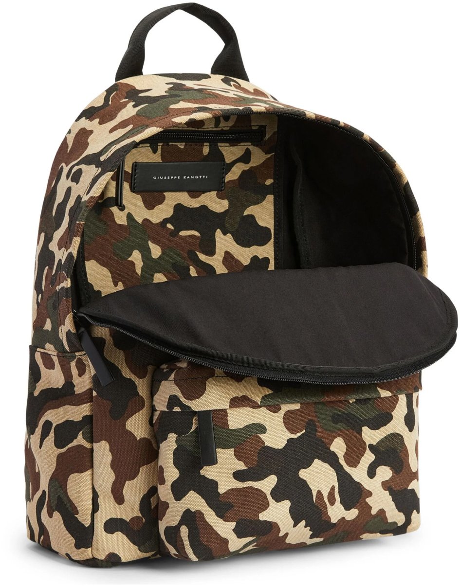 Giuseppe Zanotti Bud Camouflage Logo Backpack Divers