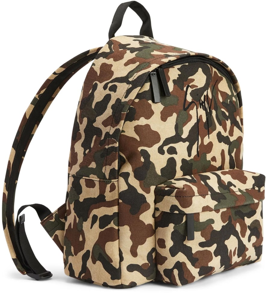 Giuseppe Zanotti Bud Camouflage Logo Backpack Divers