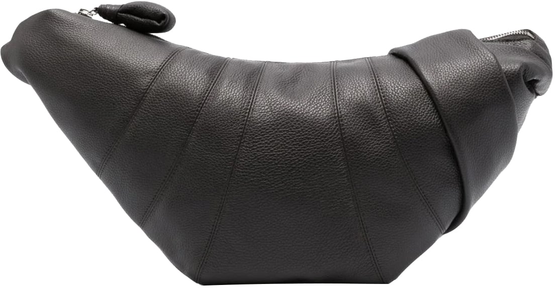 Lemaire Medium Narrow Croissant Dark Chocolate Bruin
