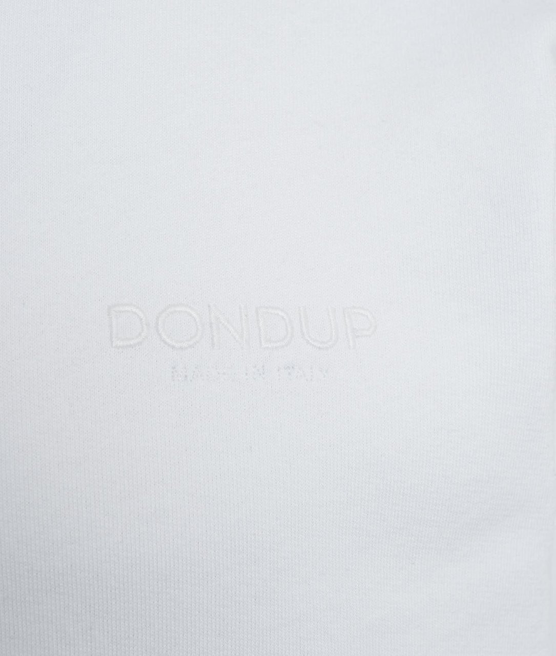 Dondup Sweater with embroidered logo Wit
