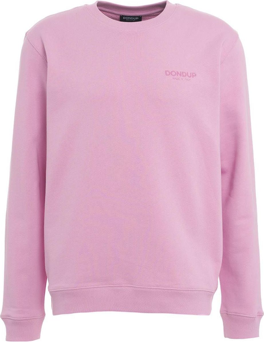 Dondup Sweater with embroidered logo Roze