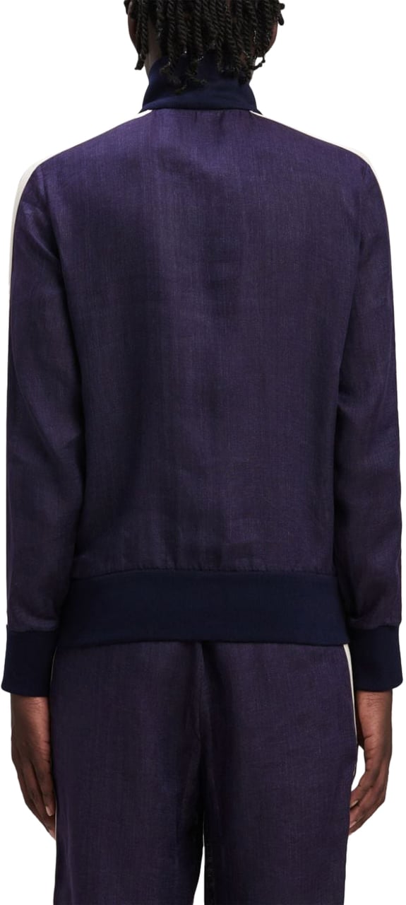 Palm Angels Felpa in Lino Blauw