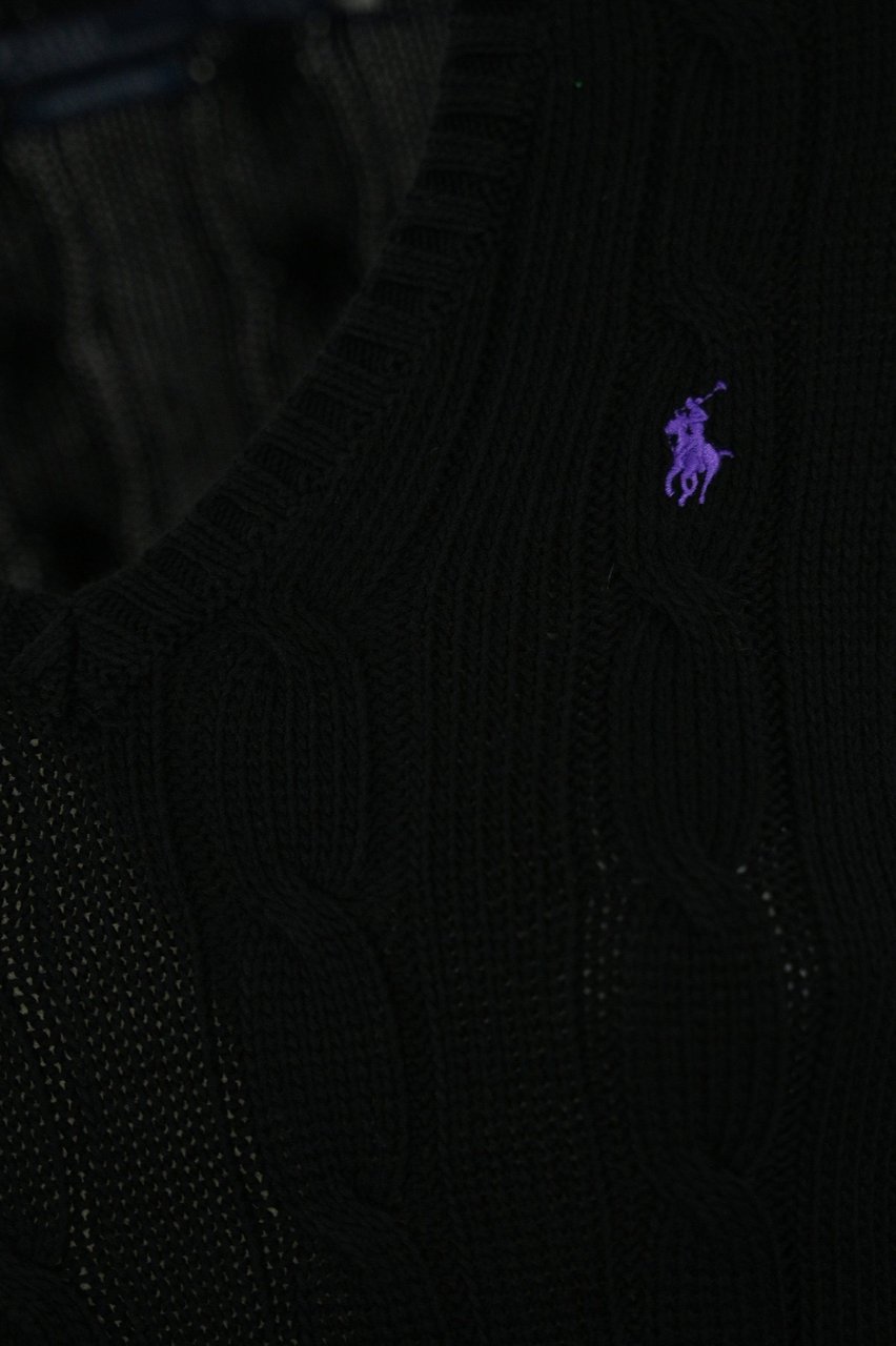 Ralph Lauren Polo Sweaters Black Zwart