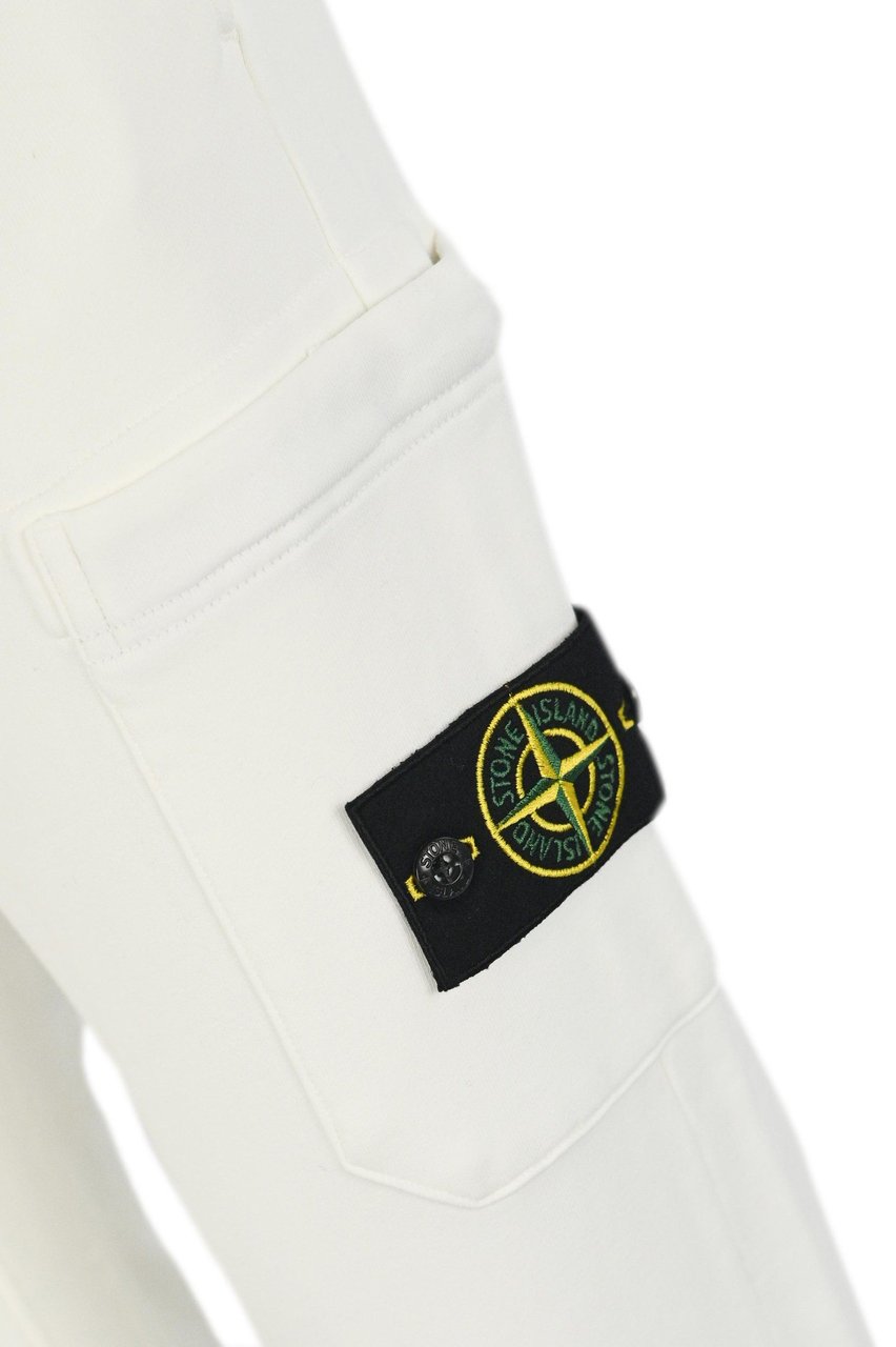 Stone Island Trousers White Wit