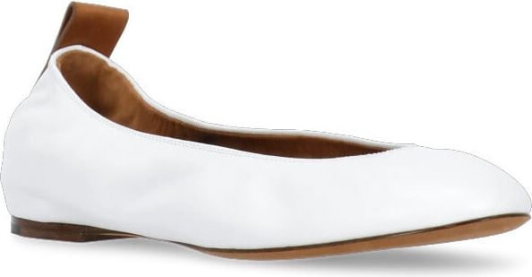 Lanvin Flat Shoes White Neutraal