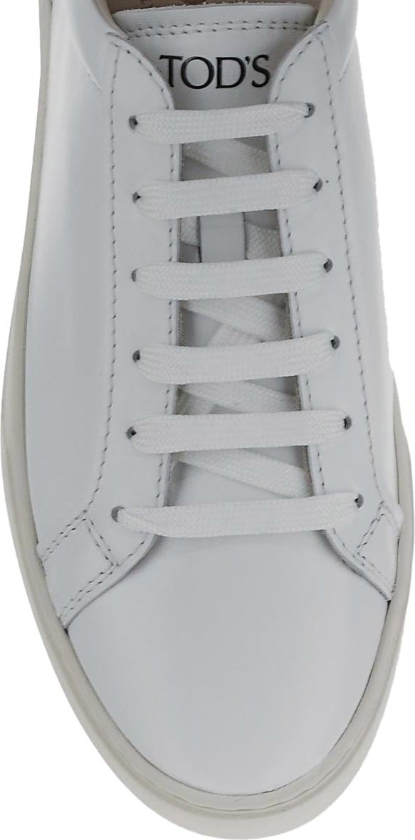 Tod's Leather Sneakers Wit