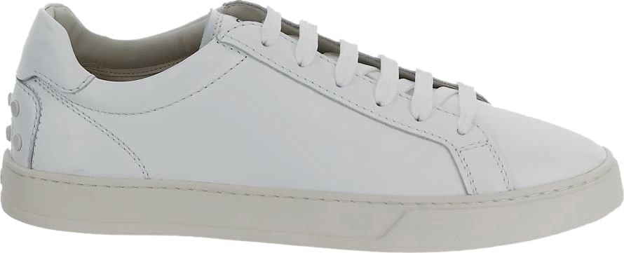 Tod's Leather Sneakers Wit