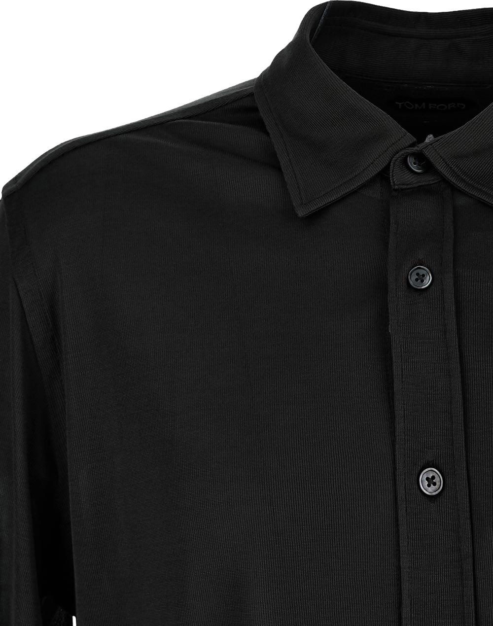 Tom Ford Silk Shirt Zwart