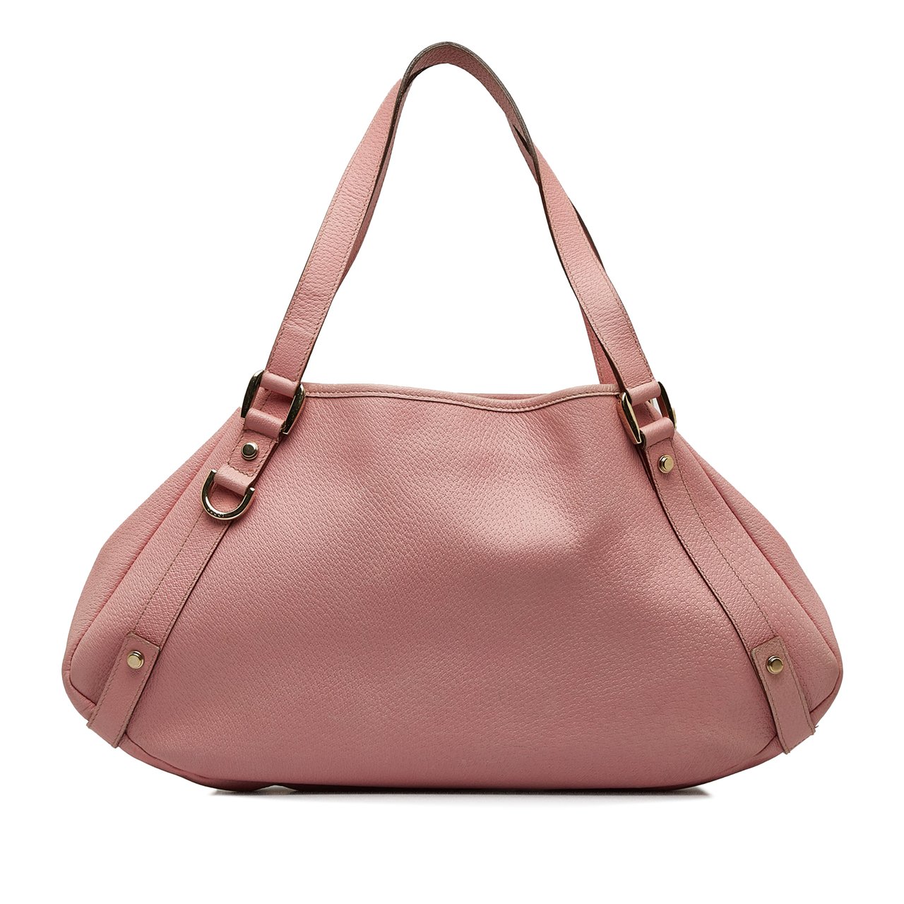 Gucci Leather Abbey D Ring Pelham Shoulder Bag Roze