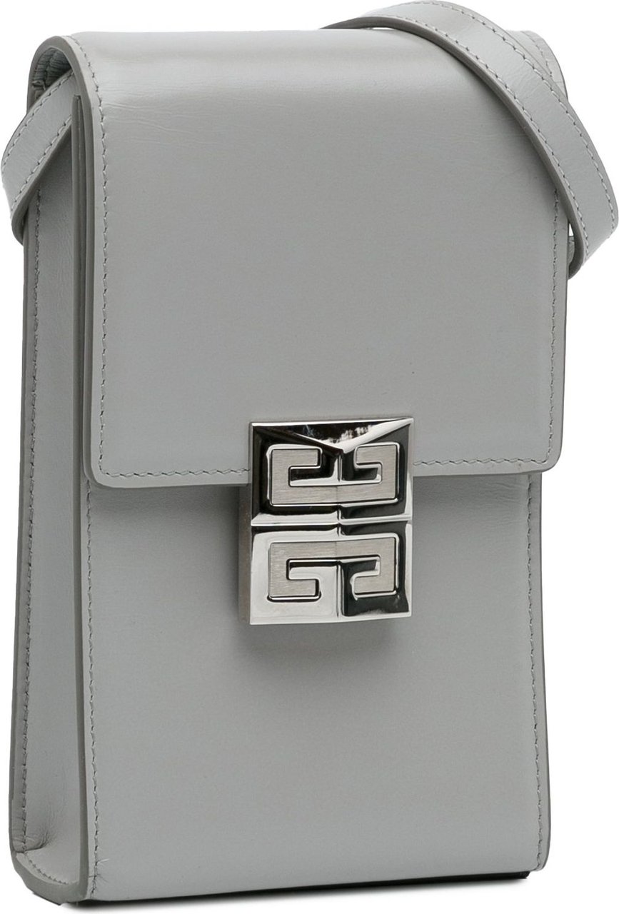 Givenchy Mini 4G Vertical Crossbody Bag Grijs