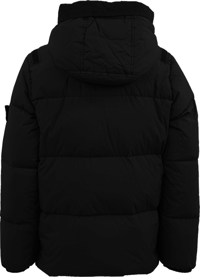Stone Island Junior Coats Black Zwart