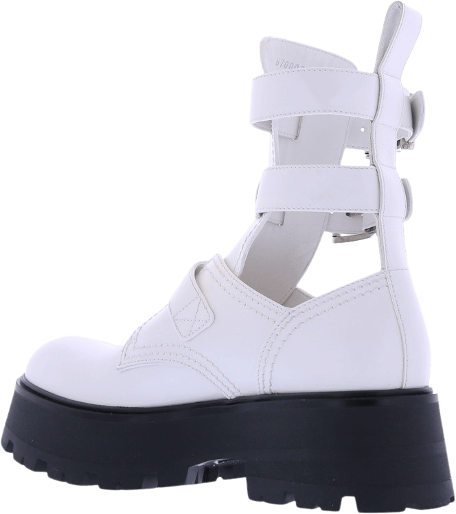 Alexander McQueen Alexander Mcqueen Leather Ankle Boots Wit