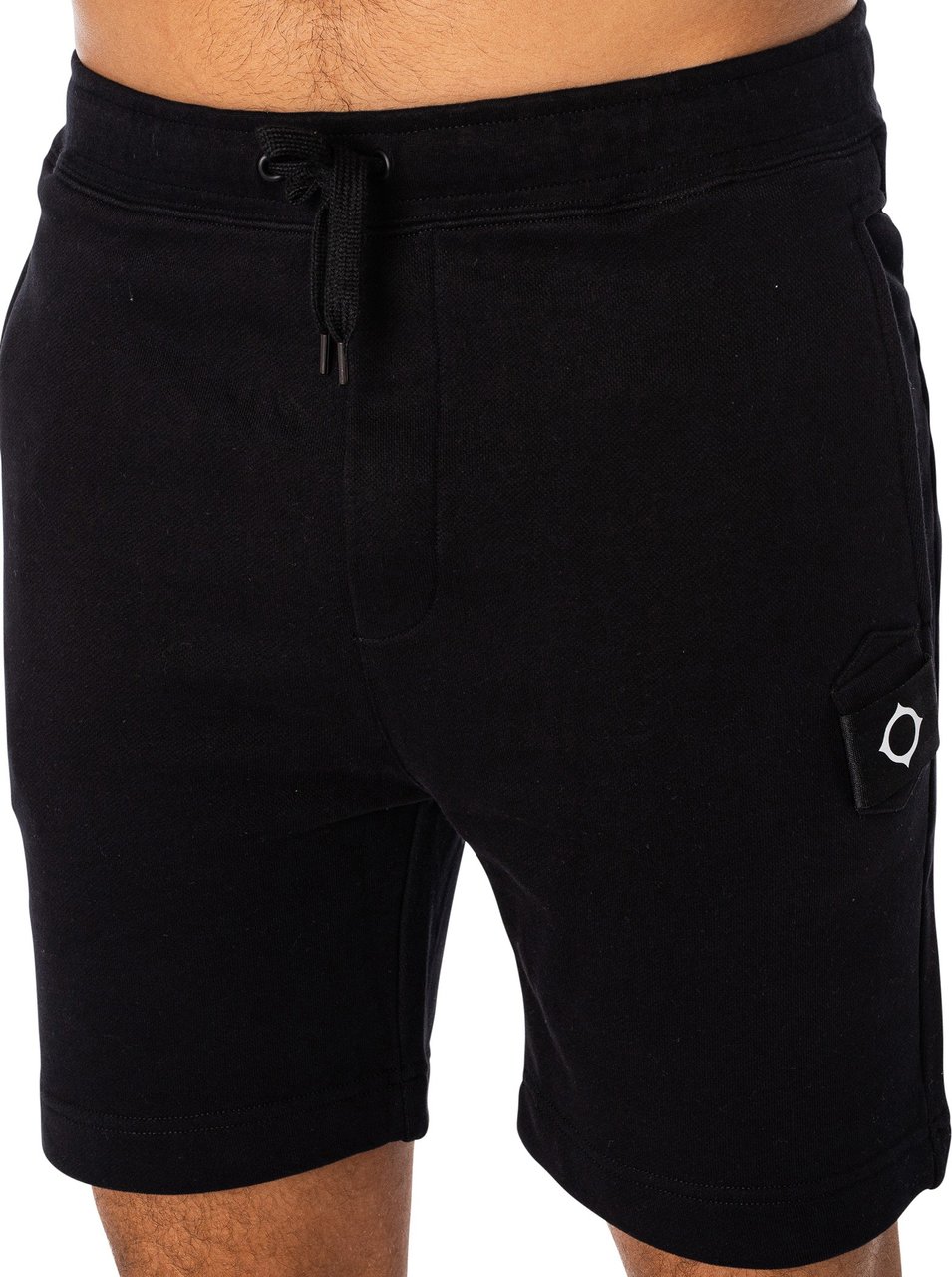 Ma.Strum Core sweat short Zwart