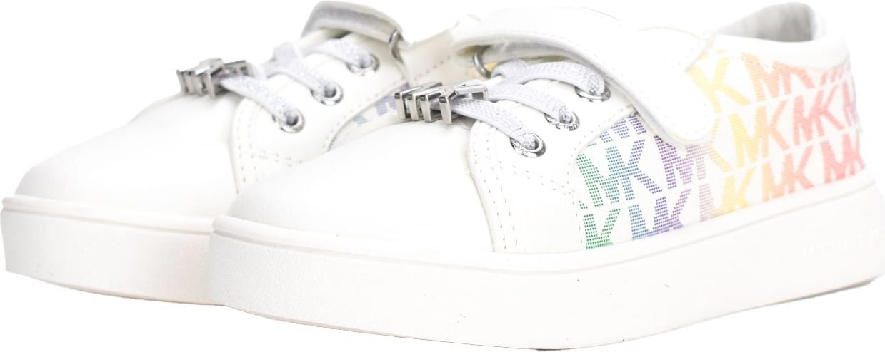 Michael Kors Jem monogram sneaker white Wit