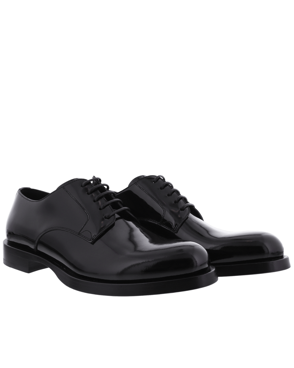Dolce & Gabbana Heren Polished Derby Zwart Zwart
