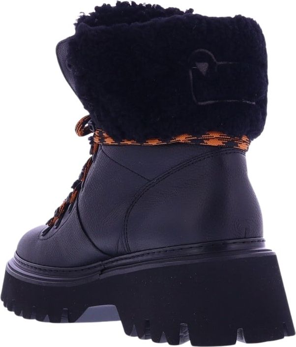 Woolrich Dames Ankle Boots with Fur Zwart