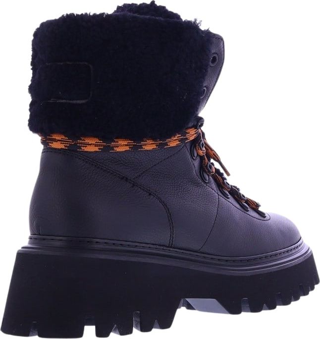 Woolrich Dames Ankle Boots with Fur Zwart