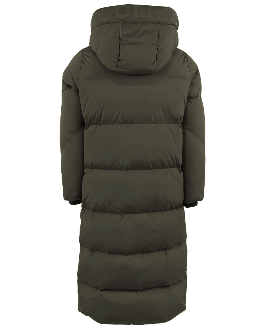 Woolrich Dames Aurora Parka Dark Green Groen