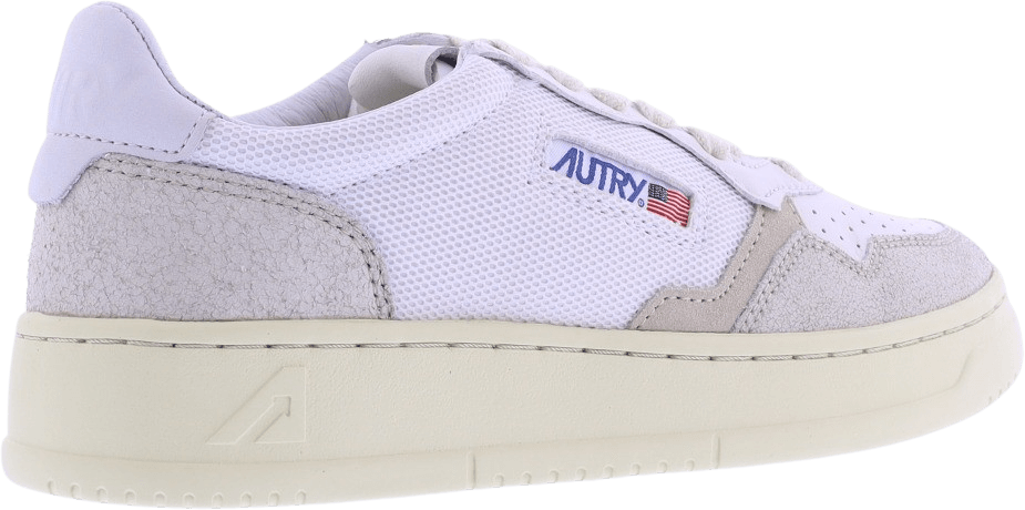 Autry Dames Autry 01 Low leer/suede/mesh Wit