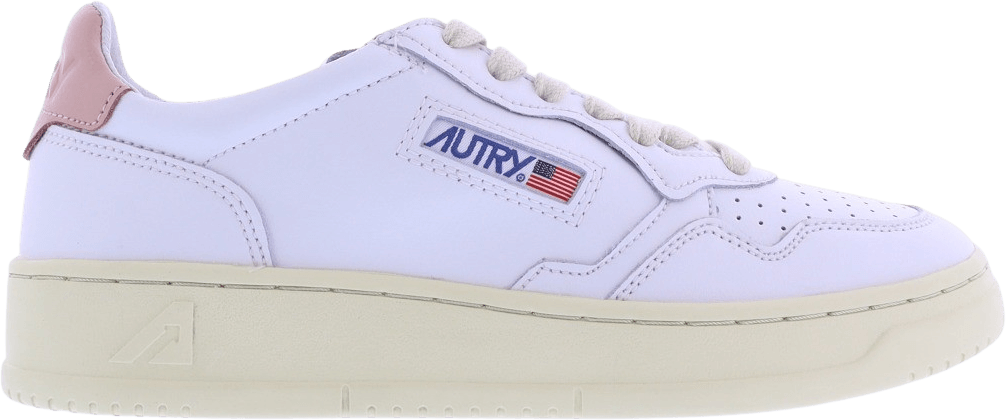 Autry Dames Autry 01 Low wit/roze Wit