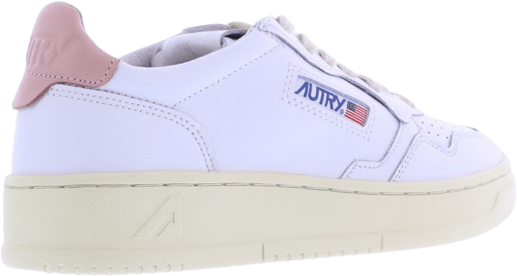 Autry Dames Autry 01 Low wit/roze Wit